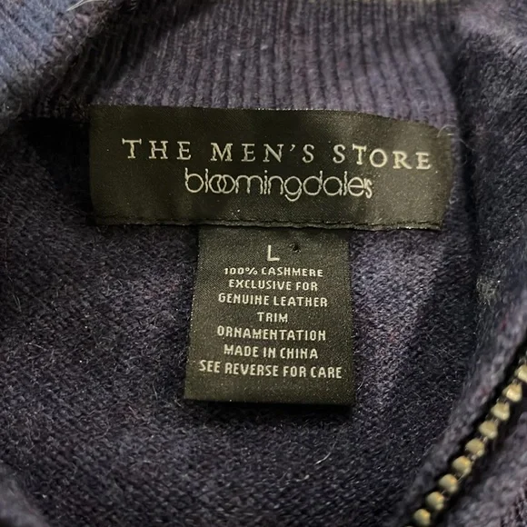 Bloomingdale’s Mens Cashmere sweater - Picture 4 of 4